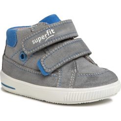 Sneakersy SUPERFIT - 6-06350-25 M Grau/Blau. Szare trampki chłopięce Superfit, bez wzorów, z zamszu, bez zapięcia. Za 219,00 zł.