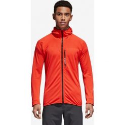 Adidas Performance TraceRock Bluza Czerwony. Czerwone bluzy męskie adidas Performance, bez wzorów, z elastanu, bez kołnierzyka, bez rękawów, bez kaptura. Za 369,95 zł.