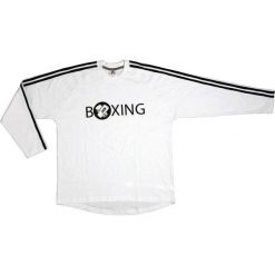 T-shirty męskie: Adidas Boxing długim rękawem t-shirt – mężczyźni – white_m