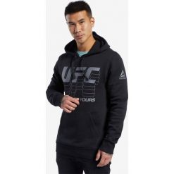 Reebok UFC FG Bluza Czarny. Czarne bluzy męskie Reebok, xl, z nadrukiem, z bawełny, bez kołnierzyka, bez rękawów, bez kaptura. Za 214,95 zł.