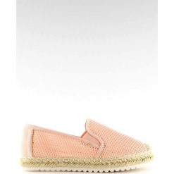 Różowe Espadryle damskie rózowe 6602 Pink. Różowe espadryle damskie ButyModne, bez wzorów, z tkaniny, bez obcasa. W wyprzedaży za 59,00 zł.