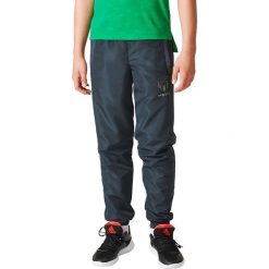 Chinosy chłopięce: Adidas Spodnie dziecięce Messi Quarter Woven Pant Closed Hem grafitowe r. 140 cm (AX6367)