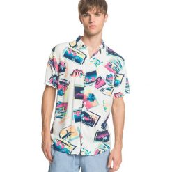 Quiksilver Vacancy Koszula Wielokolorowy. Koszule męskie Quiksilver, l, bez wzorów, z wiskozy, bez kołnierzyka, z krótkim rękawem. Za 266,95 zł.
