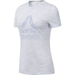 Reebok Essentials Koszulka Biały. Białe koszulki damskie Reebok, l, z haftami, z bawełny, bez kołnierzyka. Za 83,95 zł.