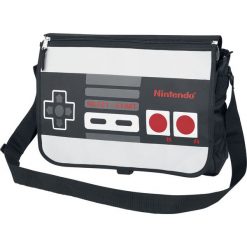 Nintendo Controller Torba kurierska czarny/szary. Czarne torby męskie na ramię marki Nintendo, na ramię, duże. Za 99,90 zł.
