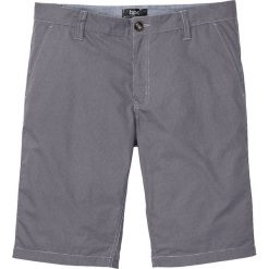 Bermudy chino bonprix szary wzorzysty. Szare spodenki i szorty męskie bonprix, m, bez wzorów, z bawełny. Za 37,99 zł.