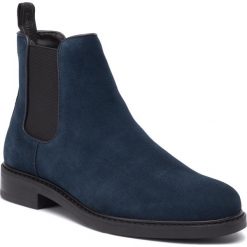 Sztyblety CALVIN KLEIN - Fintan B4F1146 Dark Navy. Niebieskie sztyblety męskie Calvin Klein, ze skóry, bez zapięcia. Za 949,00 zł.