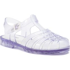 Sandały MELISSA - Possession Ad 32408 Glass 06008. Fioletowe klapki damskie Melissa, bez wzorów, z tworzywa sztucznego, bez obcasa, na obcasie. W wyprzedaży za 179,00 zł.