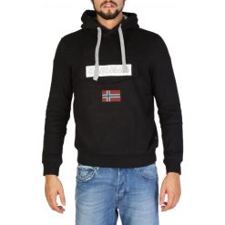 Napapijri Bluza BURGEE_N0YI7C. Bluzy męskie Napapijri, na zimę, s, bez wzorów, z bawełny, z kapturem, bez rękawów, długie, bez kaptura. Za 376,00 zł.