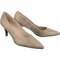 BRENDA ZARO FS1005D arcilla, czółenka damskie na szpilce. Czółenka damskie Brenda Zaro, bez wzorów, ze skóry, bez obcasa, na obcasie. W wyprzedaży za 280,00 zł.