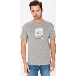 Jack & Jones Trevor Koszulka Szary. Szare podkoszulki męskie Jack & Jones, l, z haftami, z bawełny, z krótkim rękawem. Za 64,95 zł.