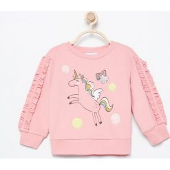 Bluza z jednorożcem - Różowy. Czerwone bluzy niemowlęce marki Reserved. Za 49,99 zł.