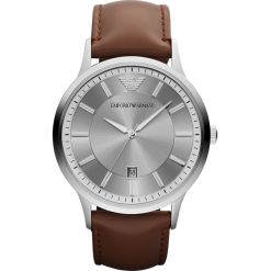 Biżuteria i zegarki: Zegarek EMPORIO ARMANI - Renato AR2463 Brown/Silver/Steel