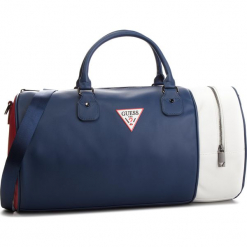 Torba GUESS - Grenoble Travel TM6589 POL91 BLM. Niebieskie torby męskie skórzane Guess, bez wzorów, ze skóry ekologicznej. Za 469,00 zł.