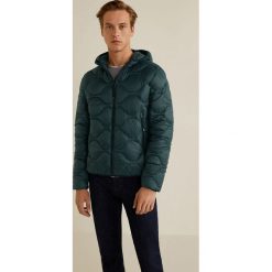 Mango Man - Kurtka puchowa Coli. Szare kurtki męskie bomber Mango Man, l, z materiału. W wyprzedaży za 199,90 zł.