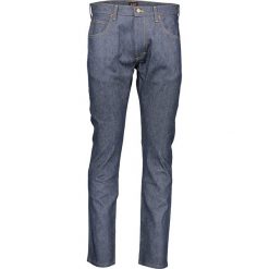 Dżinsy "101 Rider" - Slim fit - w kolorze szaroniebieskim. Szare jeansy męskie Lee, m, w paski, klasyczne. W wyprzedaży za 349,95 zł.