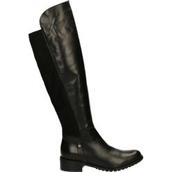 Buty zimowe damskie: Kozaki ocieplane - 1278 PEL NERO