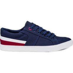 BUTY MĘSKIE SPORTOWE TENISÓWKI T233 - GRANATOWE. Białe tenisówki męskie marki Inny, z materiału. Za 59,00 zł.