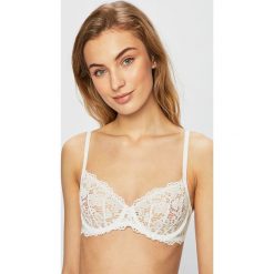Dkny - Biustonosz. Czarne biustonosze DKNY, w koronkowe wzory, z nylonu. Za 229,90 zł.