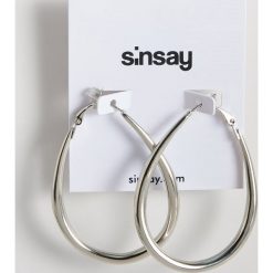 Kolczyki - Jasny szar. Szare kolczyki damskie Sinsay. Za 10,00 zł.