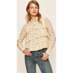 Vero Moda - Koszula. Białe bluzki damskie Vero Moda, na co dzień, s, bez wzorów, z poliesteru, klasyczne, z klasycznym kołnierzykiem, z długim rękawem. Za 189,90 zł.