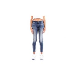 Jeansy straight leg Fracomina FR19SPJMARTINA. Niebieskie jeansy damskie Fracomina. Za 295,58 zł.