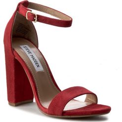 Sandały damskie: Sandały STEVE MADDEN – Carrson Sandal 91000008-0W0-10003-03001 Red