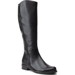 Oficerki CAPRICE - 9-25516-23 Black Nappa 022. Czarne kozaki damskie Caprice, ze skóry, bez obcasa, na obcasie, bez zapięcia. W wyprzedaży za 459,00 zł.