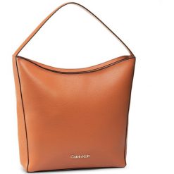 Torebka CALVIN KLEIN - Neat Hobo Md K60K606428 GAE. Pomarańczowe torebki klasyczne damskie Calvin Klein, bez wzorów, ze skóry ekologicznej, bez dodatków. W wyprzedaży za 349,00 zł.
