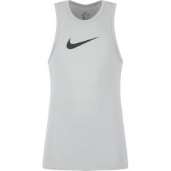 Koszulka techniczna NIKE Erkek Spor Atlet BV9387. Szare koszulki męskie Nike, m, bez wzorów, z poliesteru, sportowe, polo, bez rękawów. Za 149,00 zł.