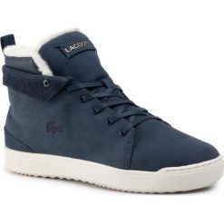 Sneakersy Lacoste Explorateur Thermo 4191Cfa 7-38CFA0004J18. Niebieskie półbuty damskie Lacoste. Za 599,99 zł.