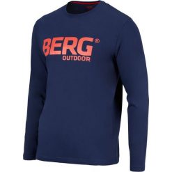 Koszulki sportowe męskie: BERG OUTDOOR Koszulka OKMOK LS T-SHIRT granatowo-czerwona r. XXL (P-10-EL4310800SS14-200-XXL)