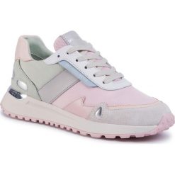 Sneakersy MICHAEL MICHAEL KORS - Monroe Trainer 43S0MOFS3D Bae. Różowe półbuty damskie MICHAEL Michael Kors, bez wzorów, z zamszu, bez obcasa, na płaskiej podeszwie, bez zapięcia. Za 739,00 zł.