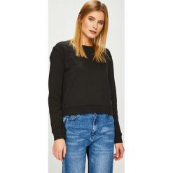 Calvin Klein Jeans - Bluza. Różowe bluzy damskie marki Calvin Klein Jeans, s, bez wzorów, z bawełny, bez rękawów, bez kaptura. Za 359,90 zł.