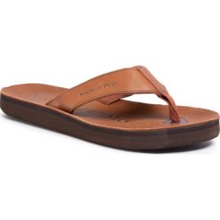 Japonki MARC O'POLO - 003 23691001 100 Cognac 720. Pomarańczowe klapki męskie Marc O'Polo, bez wzorów, ze skóry. Za 239,00 zł.