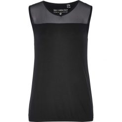 Top z siatkową wstawką bonprix czarny. Czarne topy damskie bonprix. Za 37,99 zł.