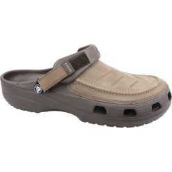Crocs Yukon Vista Clog 205177-22Z 48/49 Brązowe. Pomarańczowe kapcie męskie Crocs, z nubiku. W wyprzedaży za 179,99 zł.