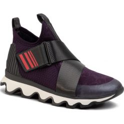 Sneakersy SOREL - Kinetic Sneak NL3374 Dark Plum 506. Fioletowe półbuty damskie Sorel, ze skóry. W wyprzedaży za 269,00 zł.