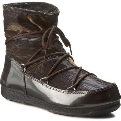 Buty zimowe damskie: Śniegowce MOON BOOT – W.E. Low Lurex 24005600001 Antracite/Bronzo