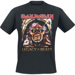 Iron Maiden Legacy Aces T-Shirt czarny. Czarne koszulki męskie marki Iron Maiden, xl, bez wzorów, bez kołnierzyka. Za 89,90 zł.