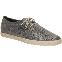 ESPADRYLE TAMARIS 1-23640-28. Szare espadryle damskie marki Tamaris, z materiału, na sznurówki. Za 168,99 zł.