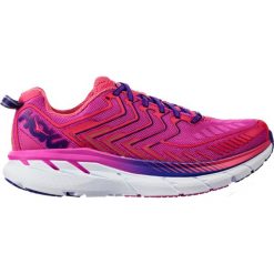 Buty HOKA Clifton 4 W Fuksja. Czerwone buty sportowe damskie HOKA, bez wzorów, do biegania. Za 339,99 zł.