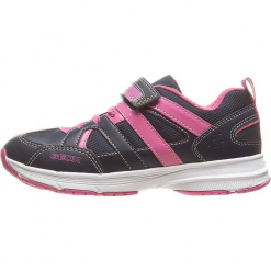 Sneakersy "Top Fly" w kolorze granatowo-różowym. Czerwone bluzki dziewczęce marki geox kids, z gumy. W wyprzedaży za 117,95 zł.