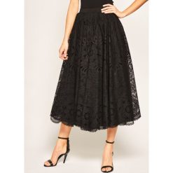 Spódnica trapezowa Red Valentino TR0RAD40. Czarne spódniczki damskie Red Valentino, bez wzorów, z bawełny, midi, trapezowe. W wyprzedaży za 1959,00 zł.