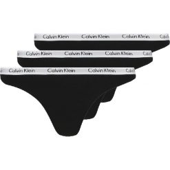 Majtki damskie: Calvin Klein Underwear CAROUSEL Stringi black