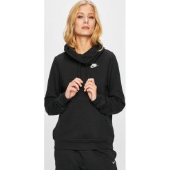 Nike Sportswear - Bluza. Czarne bluzy damskie z kieszeniami marki Nike Sportswear, s, z bawełny, z kapturem. Za 169,90 zł.