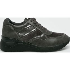 Answear - Buty. Szare buty sportowe damskie ANSWEAR, bez wzorów, ze skóry, sportowe. W wyprzedaży za 49,90 zł.