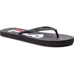 Japonki FILA - Troy Slipper Wmn 1010349.25Y Black. Czarne klapki damskie Fila, bez wzorów, z tworzywa sztucznego, bez obcasa. Za 49,00 zł.