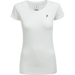 T-shirt damski TSD600 - BIAŁY - Outhorn. Białe koszulki damskie marki Outhorn, na imprezę, z bawełny. W wyprzedaży za 20,99 zł.
