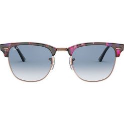 Ray-Ban - Okulary Clubmaster. Pomarańczowe okulary przeciwsłoneczne damskie marki Ray-Ban. W wyprzedaży za 499,90 zł.